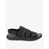 Josef Seibel fekete bőr férfi szandál nagyméretben
