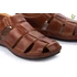 Pikolinos barna bőr férfi szandálcipő nagyméretben