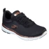 Skechers fekete női cipő nagyméretben
