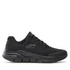 Skechers Arch Fit fekete cipő nagyméretben