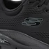 Skechers Arch Fit fekete cipő nagyméretben