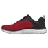 Skechers Track piros-fekete férfiedző cipő nagyméretben