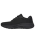 Skechers Arch Fit 2.0 fekete férfi cipő EXTRA SZÉLES nagyméretben