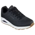 Skechers Uno - Stand On Air fekete-fehér cipő nagyméretben
