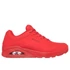 Skechers Uno - Stand On Air piros cipő nagyméretben