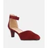 Fitters Ophelia bordó magassarkú cipő nagyméretben