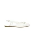 Fitters Lore white balerina szandál nagyméretben