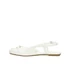 Fitters Lore white balerina szandál nagyméretben