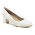 Piccadilly fehér magassarkú pumps nagyméretben