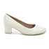 Piccadilly fehér magassarkú pumps nagyméretben