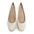 Piccadilly fehér magassarkú pumps nagyméretben