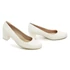 Piccadilly fehér magassarkú pumps nagyméretben