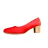 Piccadilly piros magassarkú pumps nagyméretben