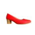 Piccadilly piros magassarkú pumps nagyméretben