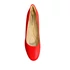 Piccadilly piros magassarkú pumps nagyméretben