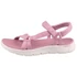 Skechers Go Walk Flex - Sublime mályva női szandál nagyméretben