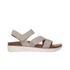 Skechers - Lifted Comfort bézs női szandál nagyméretben
