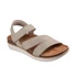 Skechers - Lifted Comfort bézs női szandál nagyméretben