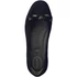 Tamaris Comfort Fit sötétkék bőr női cipő nagyméretben