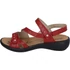 Westland piros bőr női szandál nagyméretben