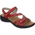 Westland piros bőr női szandál nagyméretben