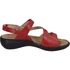 Westland piros bőr női szandál nagyméretben