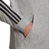 Adidas M 3S FT FZ HD világosszürke kapucnis pulóver