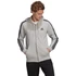 Adidas M 3S FT FZ HD világosszürke kapucnis pulóver