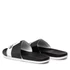 Adidas Adilette Comfort fekete-fehér papucs nagyméretben