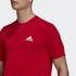 Adidas piros póló nagyméretben