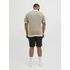 Jack & Jones fekete Chino rövidnadrág nagyméretben