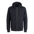 Jack&Jones fekete színű kapucnis pulóver, nagyméretben