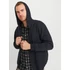 Jack&Jones fekete színű kapucnis pulóver, nagyméretben