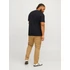 Jack&Jones feliratos fekete póló, nagyméretben