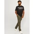 Jack & Jones zöld oldalzsebes nadrág nagyméretben