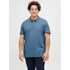 Jack&Jones türkiz galléros póló, nagyméretben