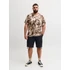 Jack & Jones fekete cargo rövidnadrág nagyméretben